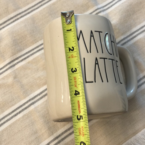 Rae Dunn Classic Black & White Oversized “Matcha Latte” Ceramic Coffee Mug - Picture 8 of 10